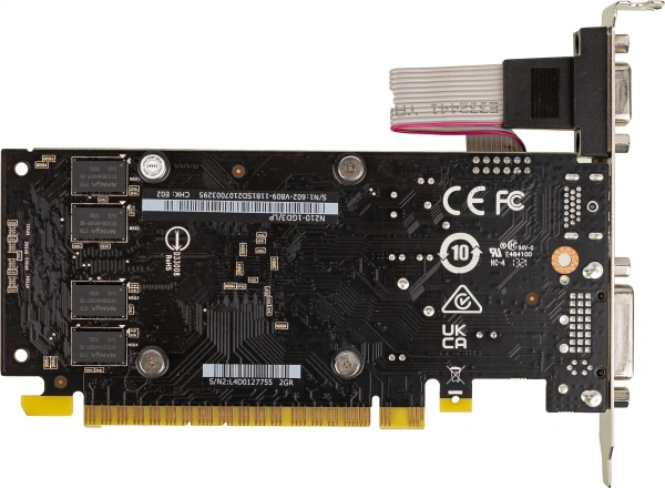 Видеокарта MSI PCI-E N210-1GD3/LP NVIDIA GeForce 210 1024Mb 64 DDR3 460/800 DVIx1 HDMIx1 CRTx1 Ret low profile