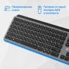 Клавиатура Оклик K859W черный/серый USB беспроводная slim Multimedia (2002136)