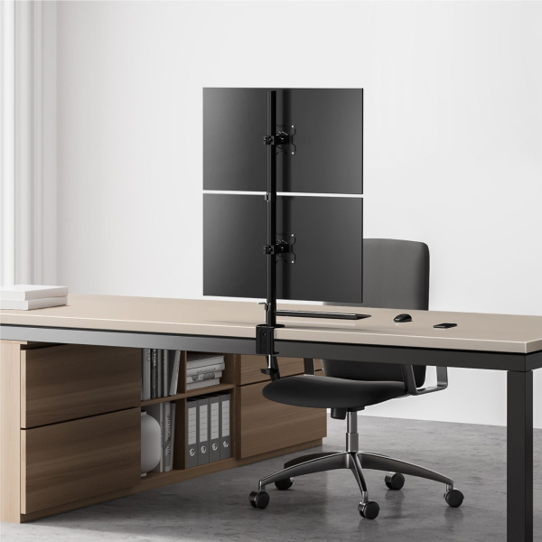 Кронштейн для мониторов Onkron D208E черный 13"-34" макс.16кг настольный поворот и наклон 2