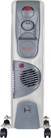 Радиатор масляный Ресанта ОМ-12НВ 2900Вт белый