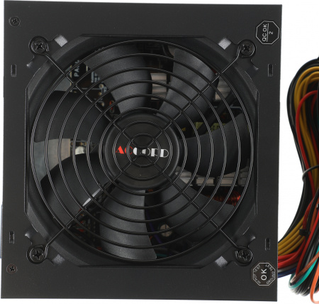 Блок питания Accord ATX 400W ACC-400W-12 (24+4+4pin) 120mm fan 4xSATA