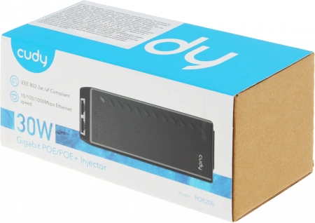 Инжектор PoE Cudy POE200 10/100/1000BASE-T 54В (DC)