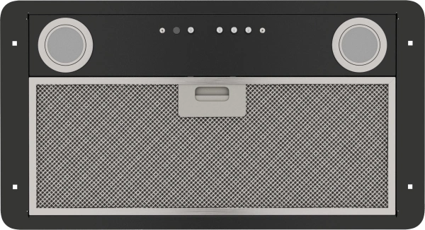 Вытяжка встраиваемая Elikor Врезной блок BOX 52П-700 черный управление: кнопочное (1 мотор)