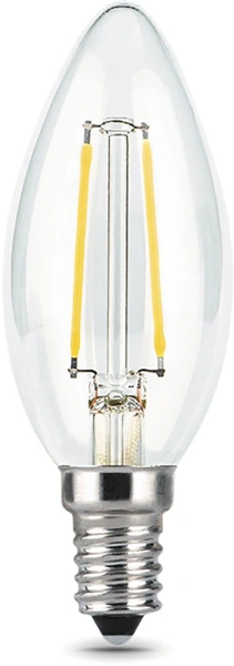 Лампа филам. Gauss 7Вт цок.:E14 свеча 220B 4100K св.свеч.бел.нейт. C37 (упак.:10шт) (103801207)