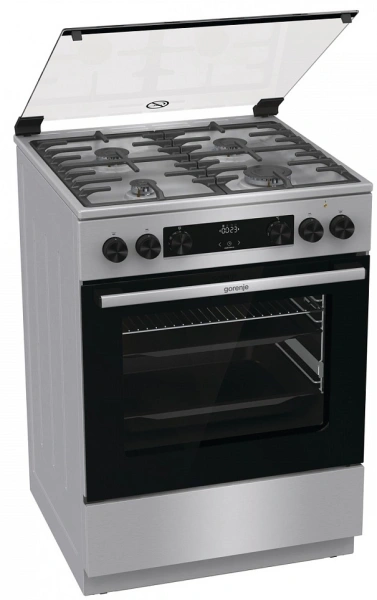 Плита Комбинированная Gorenje GKS6C72XF нержавеющая сталь