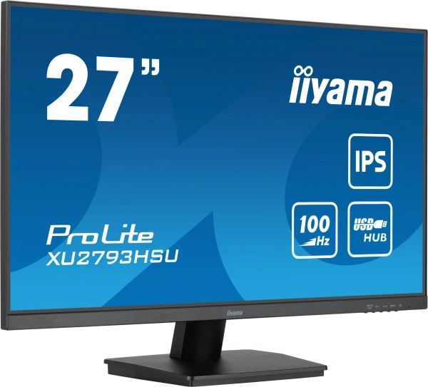 Монитор Iiyama 27" ProLite XU2793HSU-B6 черный IPS LED 1ms 16:9 HDMI M/M матовая 250cd 178гр/178гр 1920x1080 100Hz DP FHD USB 3.8кг