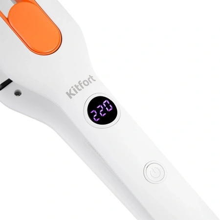 Выпрямитель Kitfort КТ-3269 59Вт оранжевый/белый (макс.темп.:220С)