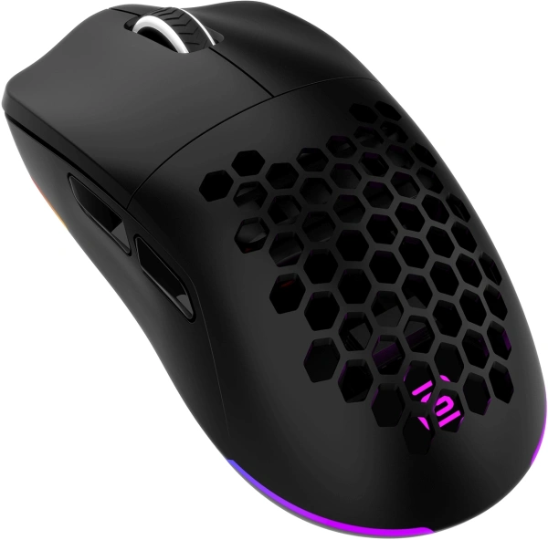 Мышь Оклик 900GMW черный оптическая 26000dpi беспров. BT/Radio USB для ноутбука 6but (1796786)