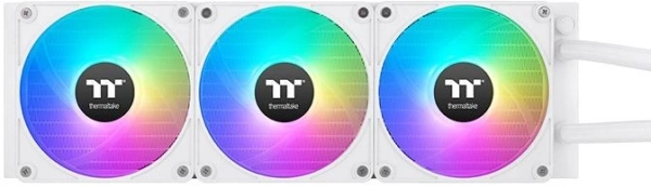 Система водяного охлаждения Thermaltake TH360 V2 Ultra EX Snow ARGB Soc-AM5/AM4/1200/1700/1851 белый 4-pin 28.5dB Al+Cu LCD Ret (CL-W426-PL12SW-A)