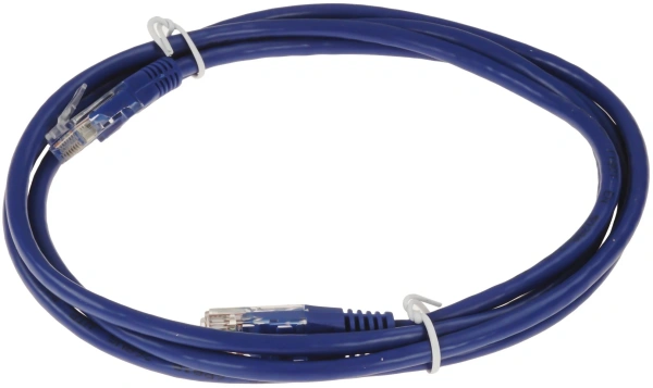 Патч-корд Lanmaster TWT-45-45-1.5-BL UTP RJ-45 вил.-вилка RJ-45 кат.5E 1.5м синий ПВХ (уп.:1шт)