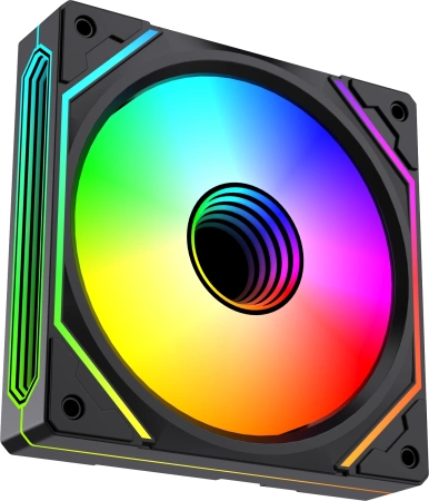 Вентилятор для корпуса Bloody BD-CF120ARGB5 ARGB 120х120x25 черный 4-pin 26дБ (BD-CF120ARGB5-BK) Ret