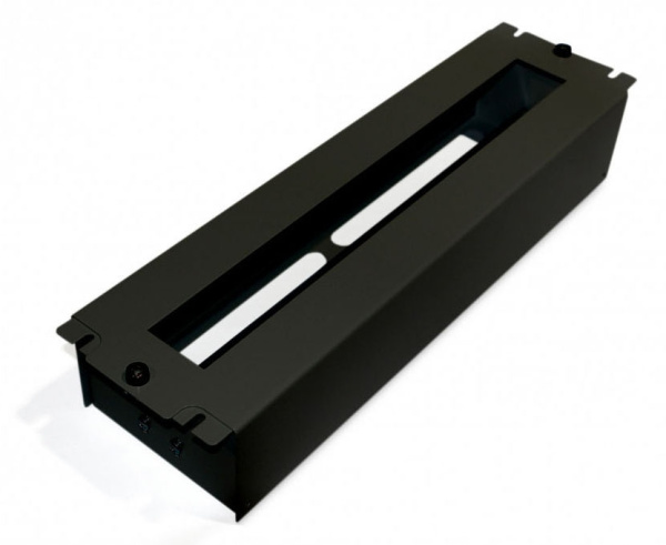 Рейка-DIN Hyperline BPB19-PS-3U-RAL9005 3U черный (упак.:1шт)