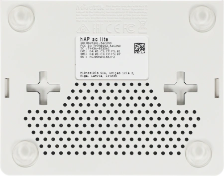 Роутер беспроводной MikroTik hAP ac lite (RB952UI-5AC2ND) AC750 10/100BASE-TX белый