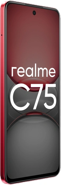 Смартфон Realme RMX3941 C75 256Gb 8Gb красный моноблок 3G 4G 2Sim 6.72" 1080x2400 Android 14 50Mpix 802.11 a/b/g/n/ac NFC GPS GSM900/1800 GSM1900 TouchSc microSD