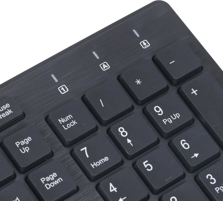 Клавиатура Оклик 520M2U черный/черный USB slim Multimedia