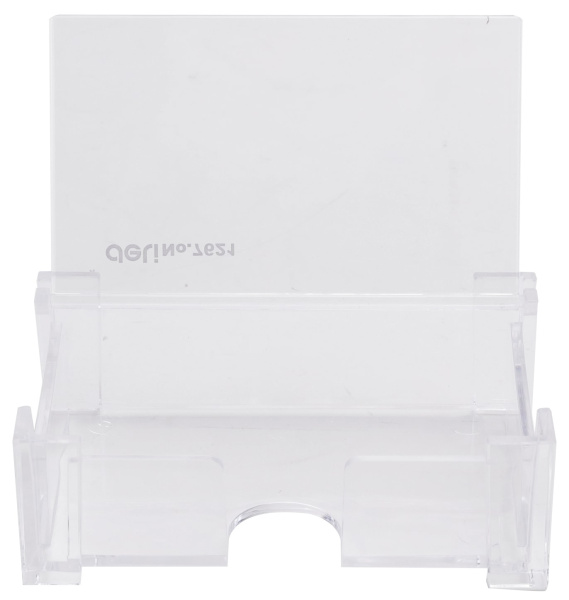 Подставка Deli E7621 для визиток 103х68х34мм прозрачный