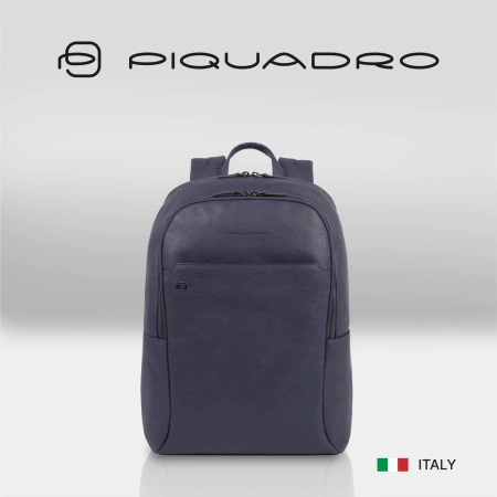 Рюкзак Piquadro Black Square CA4762B3/BLU4 темно-синий кожа