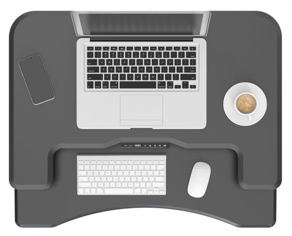 Стол для ноутбука Cactus VM-FDE103 столешница МДФ черный 91.5x56x123см (CS-FDE103BBK)