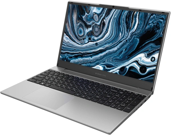 Ноутбук Digma Pro Breve Ryzen 5 7430U 16Gb SSD512Gb AMD Radeon 15.6" IPS FHD (1920x1080) Windows 11 Professional silver WiFi BT Cam 4500mAh (DN15R5-ADXW09)