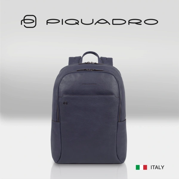 Рюкзак Piquadro Black Square CA4762B3/BLU4 темно-синий кожа