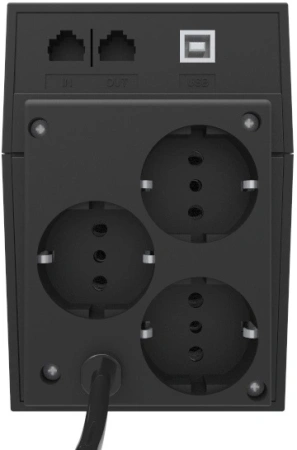 Источник бесперебойного питания Powercom RPT-1000AP EURO USB 600Вт 1000ВА
