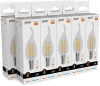 Лампа филам. Gauss Filament 12Вт цок.:E14 свеча 220B св.свеч.бел.теп. (упак.:10шт) (42112)