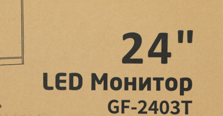 Монитор Pinebro 23.8" GF-2403T черный IPS LED 5ms 16:9 HDMI M/M матовая 250cd 178гр/178гр 1920x1080 165Hz DP FHD USB 2.45кг