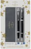 Набор ручек Parker IM Core FK221 (CW2093215) Black CT сталь нержавеющая подар.кор. ручка перьевая, ручка шариковая