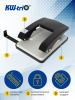 Дырокол Kw-Trio Stylish Heavy Duty 976GR/BLCK макс.:40лист. металл черный отв.:2 с линейкой