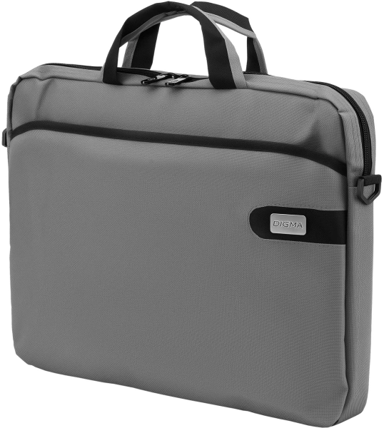Сумка для ноутбука 15.6" Digma R-211 серый полиэстер (R211GY)