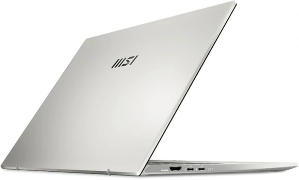Ноутбук MSI Prestige 14H B12UCX-608US Core i5 12500H 16Gb SSD512Gb NVIDIA GeForce RTX 2050 4Gb 14" IPS FHD+ (1920x1200) Windows 11 Home Multi Language silver WiFi BT Cam (9S7-14F122-608)