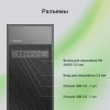 Корпус Digma DCC-MD302 черный без БП ATX 2xUSB2.0 audio