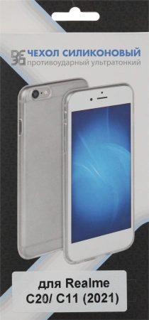 Чехол (клип-кейс) DF для Realme C20/C11 (2021) rmCase-05 прозрачный (DF RMCASE-05)