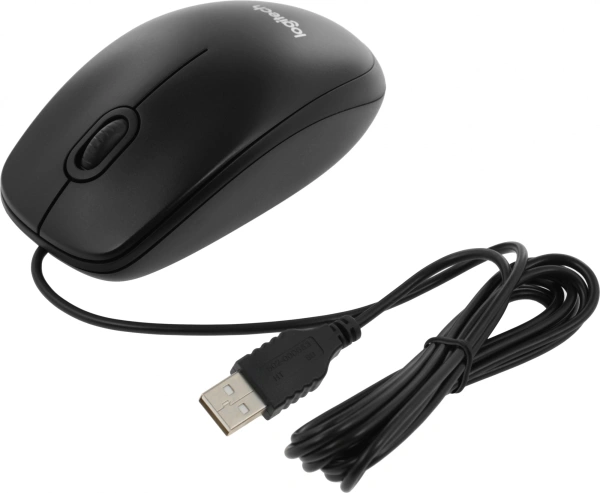 Мышь Logitech B100 for business черный оптическая (1000dpi) USB (2but)