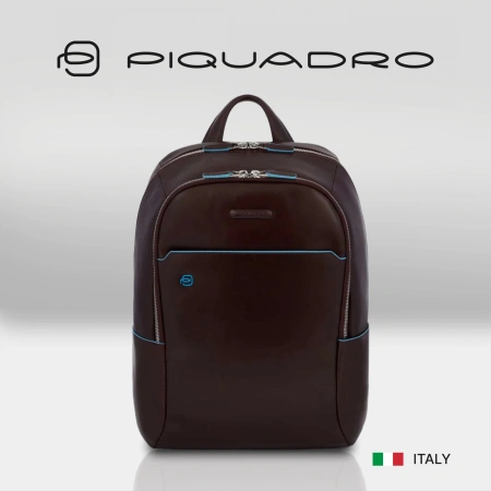 Рюкзак унисекс Piquadro Blue Square CA3214B2/MO коричневый кожа