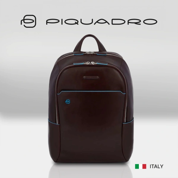Рюкзак унисекс Piquadro Blue Square CA3214B2/MO коричневый кожа