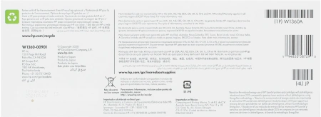 Картридж лазерный HP 136A W1360A черный (1150стр.) для HP LJ M211d/MFP M236