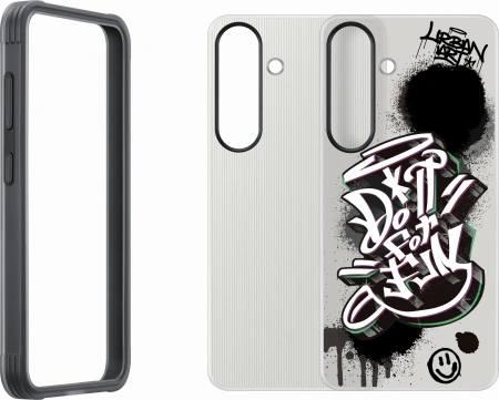 Чехол (клип-кейс) Samsung для Samsung Galaxy S25 Rugged Flipsuit Case S25 черный/прозрачный (EF-JS931CBEGRU)