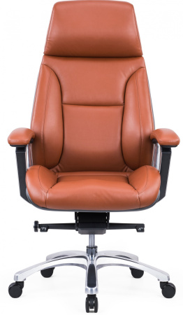 Кресло руководителя Cactus CS-LBR-NEVADA кожа крестов. алюминий