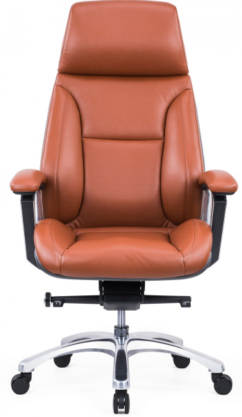 Кресло руководителя Cactus CS-LBR-NEVADA кожа крестов. алюминий