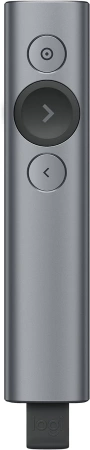 Презентер Logitech Spotlight Radio USB (30м) серый