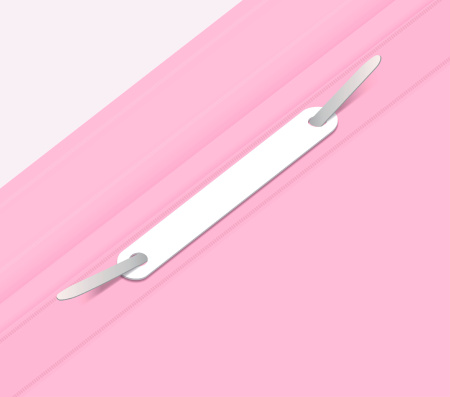 Папка-скоросшиватель Бюрократ Pastel -PSLPAST/PINK A4 прозрач.верх.лист пластик розовый 0.14/0.18