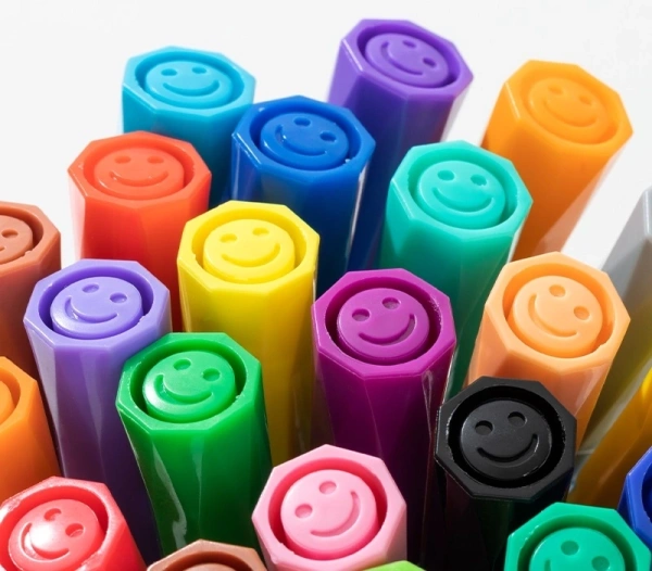 Фломастеры Deli EC155-12 пулевидный пиш. наконечник 12цв. коробка с европодвесом