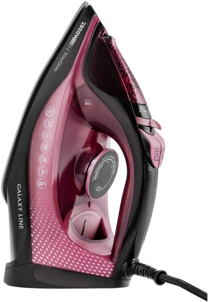 Утюг Galaxy Line GL 6132 2800Вт розовый/черный