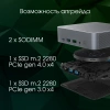 Неттоп Digma Pro Minimax X1 i5 12450H/8Gb/SSD256Gb UHDG/W11Pro/серый