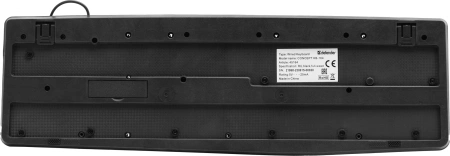 Клавиатура Defender Concept HB-164 черный USB Multimedia (45164)