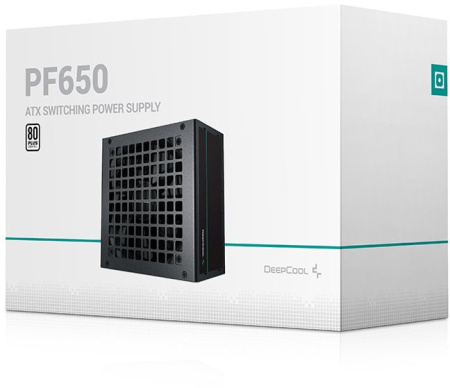 Блок питания Deepcool ATX 650W PF650 80+ 24+2x(4+4) pin APFC 120mm fan 6xSATA RTL