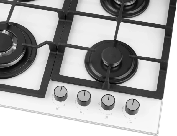 Газовая варочная поверхность Weissgauff HGG 641 WGL белый