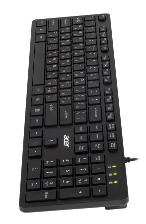 Клавиатура Acer OKW122 черный USB (ZL.KBDEE.00C)