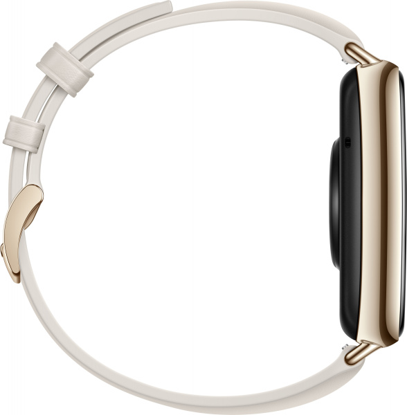 Смарт-часы Huawei Watch Fit 2 Yoda-B19V 1.74" AMOLED корп.золотистый рем.белый разм.брасл.:140-210мм (55029265)
